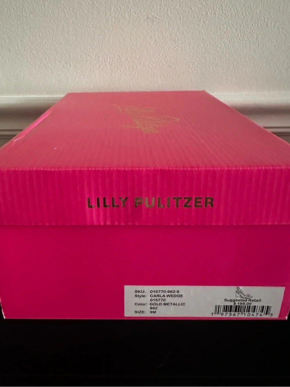 Lilly Pulitzer Carla Wedge Gold